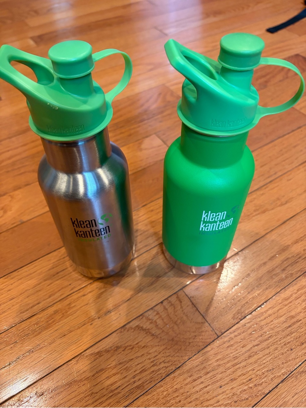 Klean Kanteen Green Stainless Steel Water Bottle - 2-Pack